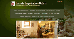 Desktop Screenshot of lalocandaborgoantico.com